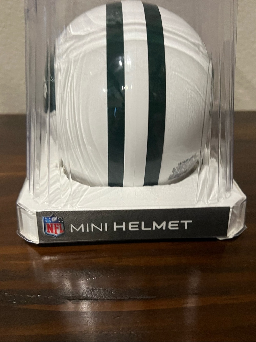 New York Jets White Mini Helmet by Riddell - Picture 2 of 6